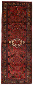 絨毯 ペルシャ ハマダン 107X298 廊下 カーペット ダークレッド/レッド (ウール, ペルシャ/イラン)