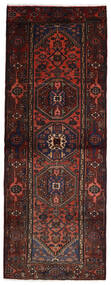 Hamadan Rug 109X295 Runner
 Dark Red/Red Wool, Persia/Iran Carpetvista