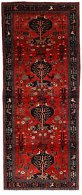 115X300 Hamadan Rug Oriental Runner
 Dark Red/Red (Wool, Persia/Iran) Carpetvista