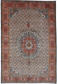 Tapete Moud 262X364 Vermelho/Vermelho Escuro Grande (Lã, Pérsia/Irão)