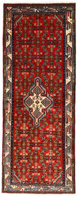  Orientalischer Hamadan Teppich 77X201 Läufer Dunkelrot/Rot Wolle, Persien/Iran Carpetvista