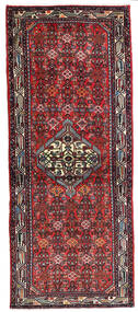 絨毯 オリエンタル ハマダン 79X197 廊下 カーペット レッド/ダークレッド (ウール, ペルシャ/イラン)
