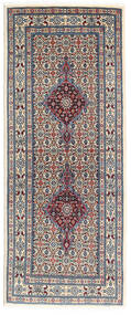 77X192 Moud Teppich Orientalischer Läufer Grau/Beige (Wolle, Persien/Iran) Carpetvista
