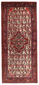  Oosters Hamadan Vloerkleed 78X185 Tapijtloper Rood/Bruin Wol, Perzië/Iran Carpetvista