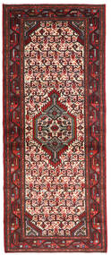  Orientalischer Hamadan Teppich 78X195 Läufer Rot/Braun Wolle, Persien/Iran Carpetvista
