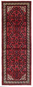 Hosseinabad Teppe 66X185Løpere Mørk Rød/Rød Ull, Persia/Iran Carpetvista