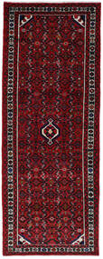 Hosseinabad 78X206 Hallmatta Mörkröd/Röd Ull, Persien/Iran Carpetvista