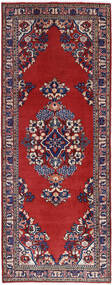  74X197 Sarough Teppich Läufer Rot/Dunkelrosa Persien/Iran Carpetvista