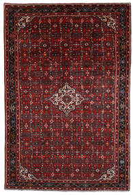 Tapete Persa Hosseinabad 208X308 Vermelho Escuro/Castanho (Lã, Pérsia/Irão)