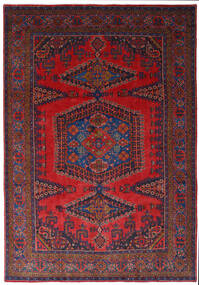 236X342 Tapis Wiss D'orient Rouge/Rouge Foncé (Laine, Perse/Iran) Carpetvista