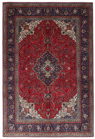  Tabriz Rug 199X294 Persian Wool Dark Red/Red Carpetvista