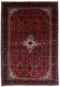  205X305 Hosseinabad Teppe Mørk Rød/Rød Persia/Iran Carpetvista