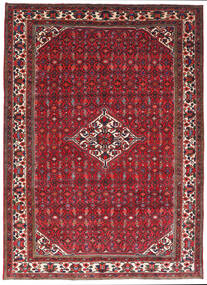 205X284 Tapis D'orient Hosseinabad Rouge/Rouge Foncé (Laine, Perse/Iran) Carpetvista