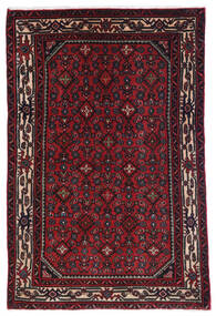  Persialainen Hosseinabad Matot 98X150 Tummanpunainen/Punainen Carpetvista