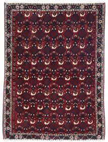 110X152 絨毯 オリエンタル アフシャル ダークピンク/ダークレッド (ウール, ペルシャ/イラン) Carpetvista