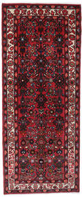 80X193 Alfombra Hosseinabad Oriental De Pasillo Rojo Oscuro/Rojo (Lana, Persia/Irán) Carpetvista
