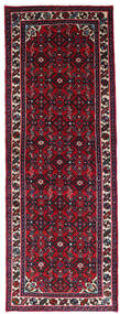  68X193 Hosseinabad Vloerkleed Tapijtloper Donkerrood/Donker Roze Perzië/Iran Carpetvista
