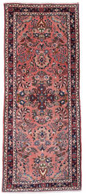  Persian Sarouk Rug 80X193 Red/Dark Pink Carpetvista
