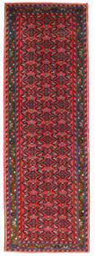 絨毯 ペルシャ ホセイナバード 71X208 廊下 カーペット レッド/茶色 (ウール, ペルシャ/イラン)