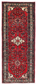 78X200 Alfombra Oriental Hamadan De Pasillo Rojo Oscuro/Rojo (Lana, Persia/Irán) Carpetvista