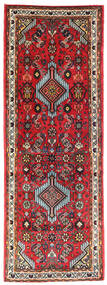 Tapete Persa Hamadã 70X193 Passadeira Vermelho/Vermelho Escuro (Lã, Pérsia/Irão)