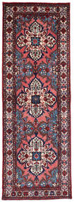 絨毯 ペルシャ ルドバー 73X206 廊下 カーペット レッド/ダークレッド (ウール, ペルシャ/イラン)