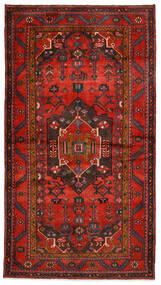 Tapete Oriental Hamadã 140X254 Vermelho/Castanho (Lã, Pérsia/Irão)