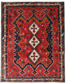 165X205 Afshar Teppich Orientalischer Rot/Dunkelrosa (Wolle, Persien/Iran) Carpetvista