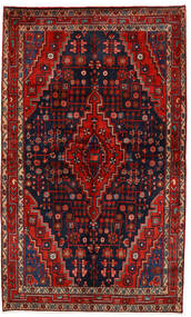  Hamadan Vloerkleed 138X230 Perzisch Wol Rood/Donker Roze Klein Carpetvista