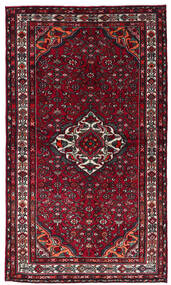  Persialainen Hosseinabad Matot Matto 142X241 Tummanpunainen/Punainen (Villa, Persia/Iran)