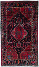 149X258 Χαλι Toiserkan Ανατολής Μαύρα/Σκούρο Κόκκινο (Μαλλί, Περσικά/Ιρανικά) Carpetvista