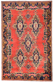 165X261 Afshar/Sirjan Teppich Orientalischer Rot/Dunkelrosa (Wolle, Persien/Iran) Carpetvista