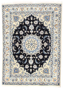  Persischer Nain Teppich 147X208 Beige/Grau (Wolle, Persien/Iran)