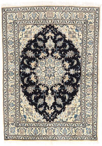  Persischer Nain Teppich 144X207 Beige/Grau (Wolle, Persien/Iran)