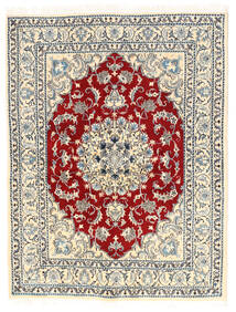  Orientalisk Nain Matta 145X190 Beige/Grå Ull, Persien/Iran Carpetvista