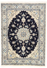 165X235 Tappeto Nain Orientale Beige/Grigio (Lana, Persia/Iran) Carpetvista