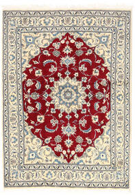 167X235 Nain Teppich Orientalischer Beige/Grau (Wolle, Persien/Iran) Carpetvista