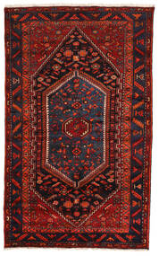  Persischer Zanjan Teppich 147X227 Dunkelrot/Rot (Wolle, Persien/Iran)