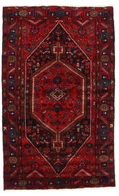  Orientalisk Hamadan Matta 137X223 Mörkröd/Röd Ull, Persien/Iran Carpetvista
