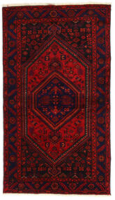 Orientalischer Hamadan Teppich 138X240 Dunkelrosa/Dunkelrot Wolle, Persien/Iran Carpetvista