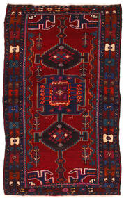 Alfombra Oriental Lori 138X226 Negro/Rojo Oscuro (Lana, Persia/Irán)