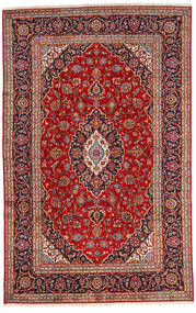 Tapis Persan Kashan 192X303 Rouge/Rouge Foncé (Laine, Perse/Iran)