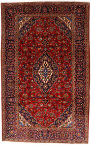 Tapis D'orient Kashan 205X330 Rouge/Rose Foncé (Laine, Perse/Iran)