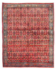  143X182 Medallion Small Hamadan Rug Wool, Carpetvista