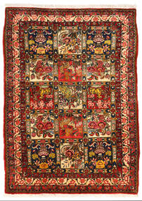 絨毯 ペルシャ バクティアリ Collectible 108X150 茶色/ベージュ (ウール, ペルシャ/イラン)