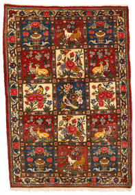 Orientalisk Bakhtiar Collectible Matta 108X158 Brun/Röd Ull, Persien/Iran Carpetvista