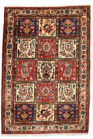 110X158 絨毯 オリエンタル バクティアリ Collectible 茶色/ベージュ (ウール, ペルシャ/イラン) Carpetvista