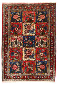  Persischer Bachtiar Collectible Teppich 111X156 Dunkelrot/Braun (Wolle, Persien/Iran)