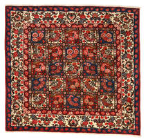  Oosters Bakhtiar Collectible Vloerkleed 192X205 Vierkant Donkerrood/Rood Wol, Perzië/Iran Carpetvista