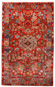 絨毯 ナハバンド オールド 150X245 レッド/茶色 (ウール, ペルシャ/イラン)